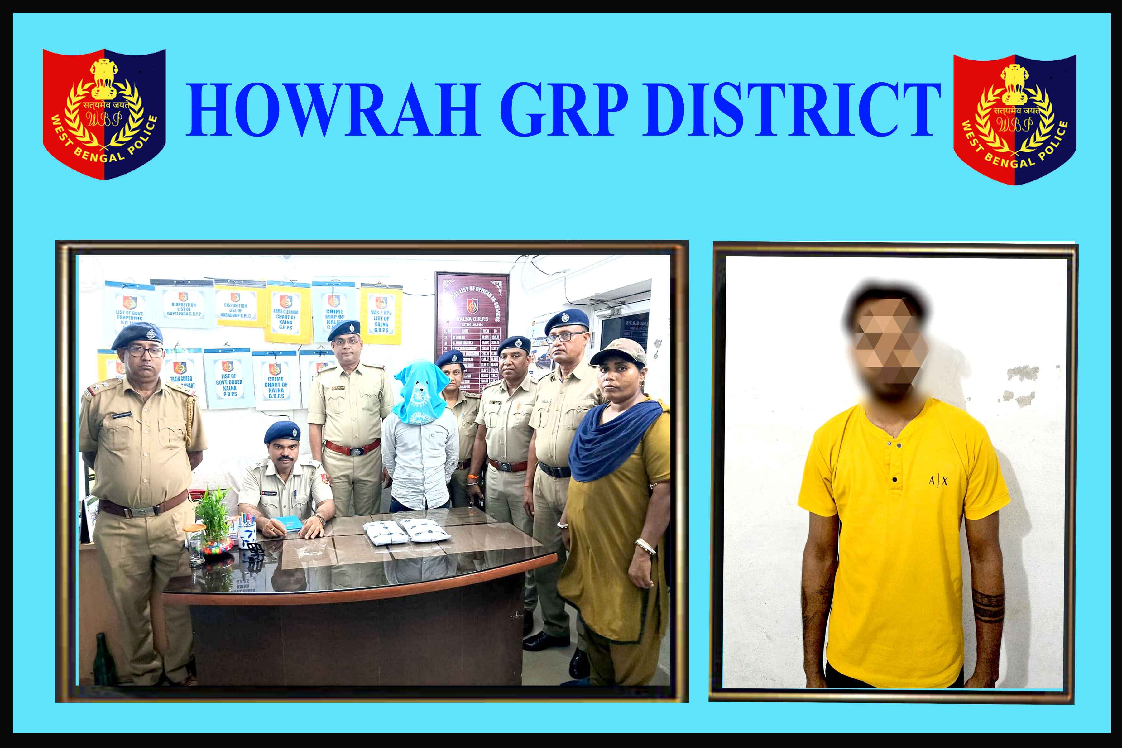 Good Work Done by Howrah GRP